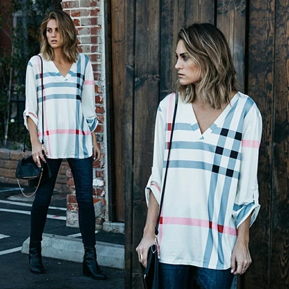 amaryllis Tops - Amaryllis Playfully Plaid Shirt